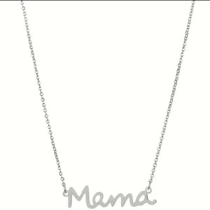 18k gold plated Stainless Steel MAMA Letter Necklaces